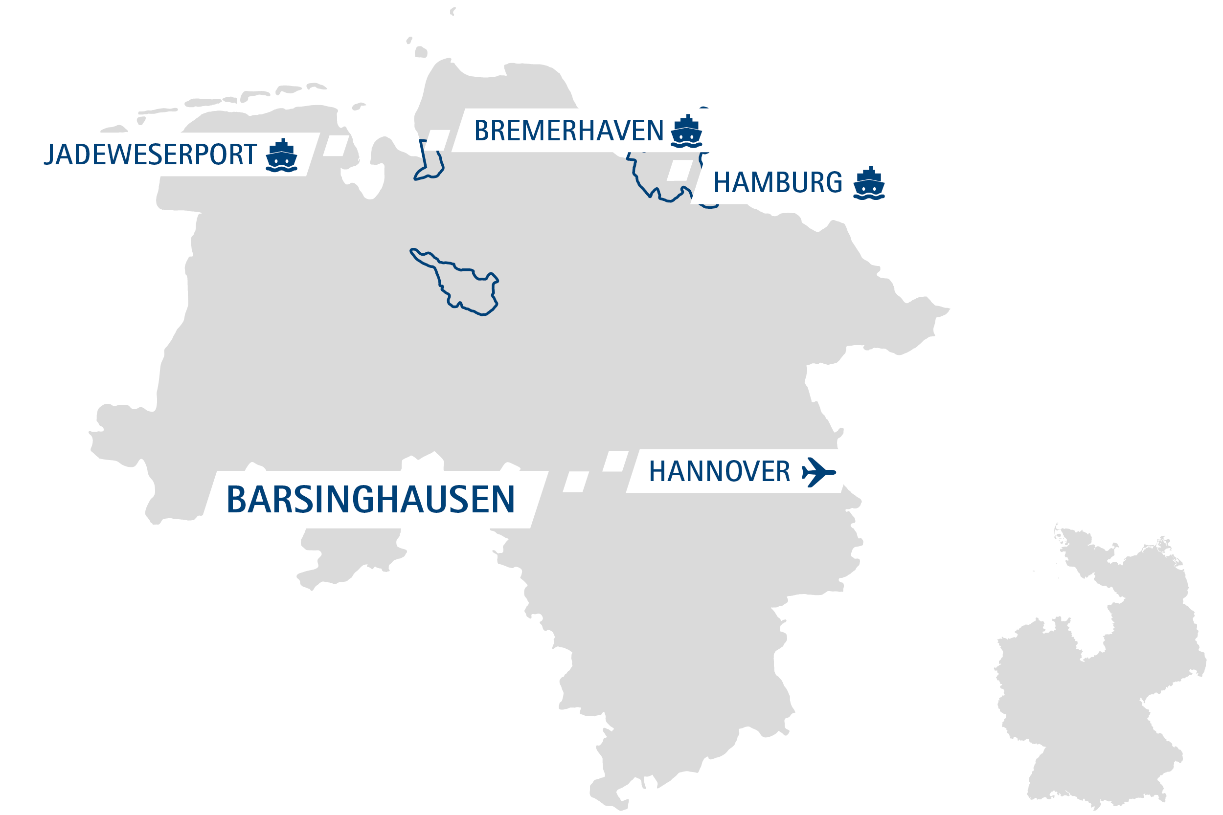 Anschlusskarte Niedersachsen